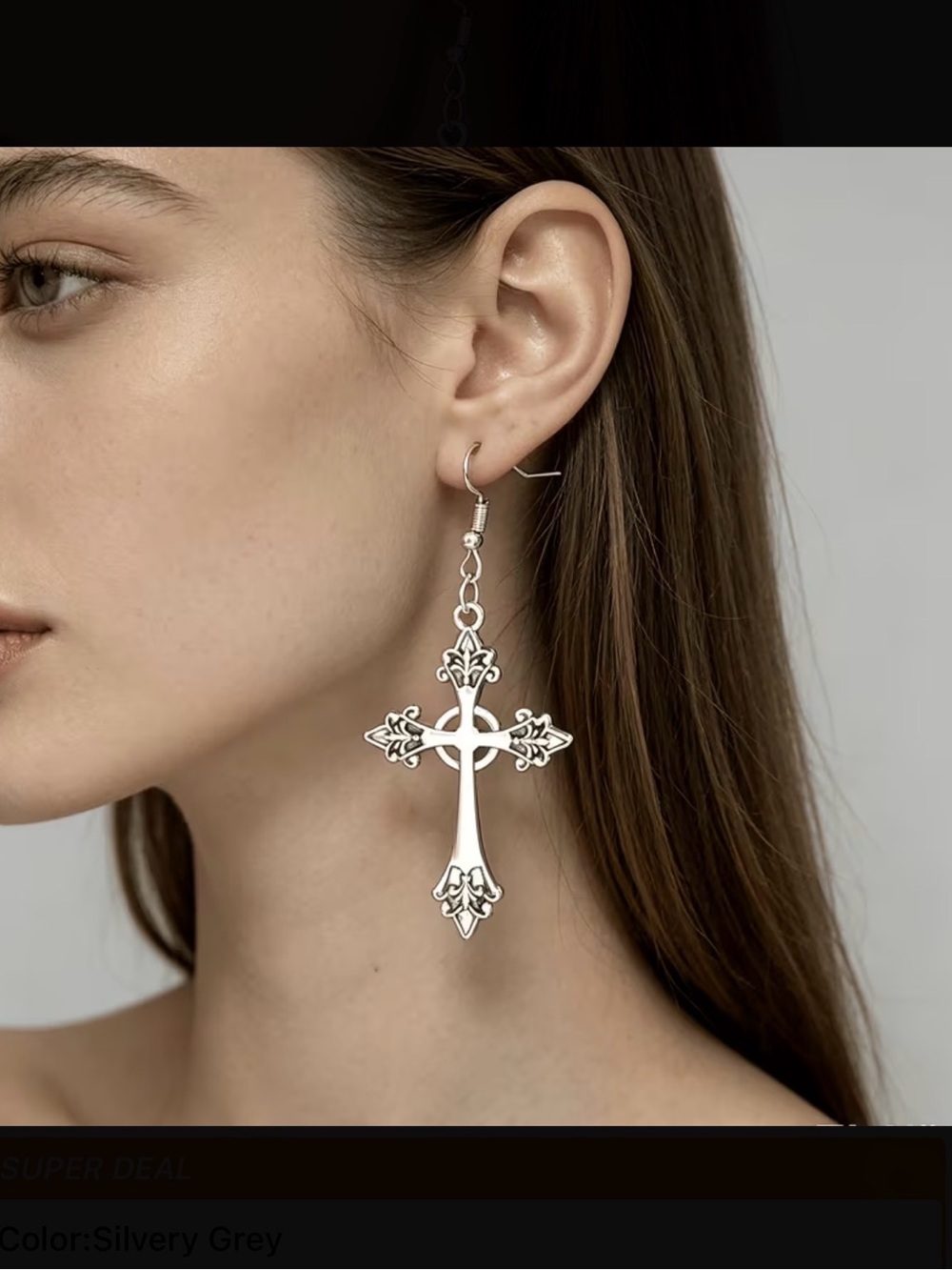 ⭐️ Cross Drop Earrings - Women Jewelry